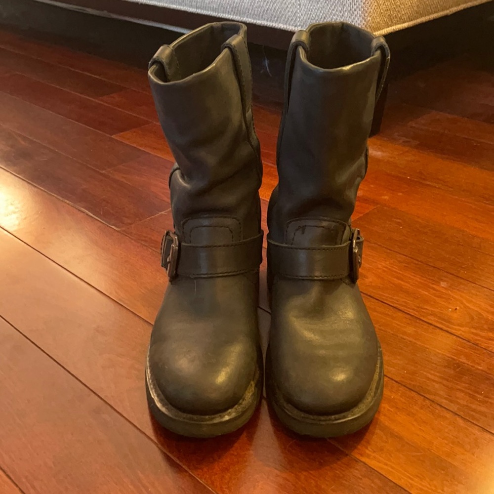 Harley Davidson Moto Combat Boots Size 7.5